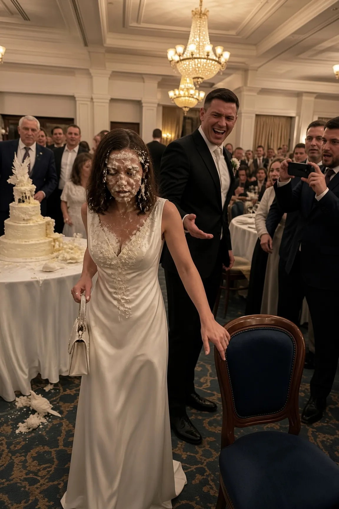 Tort weselny katasztrófa Eliza mąż